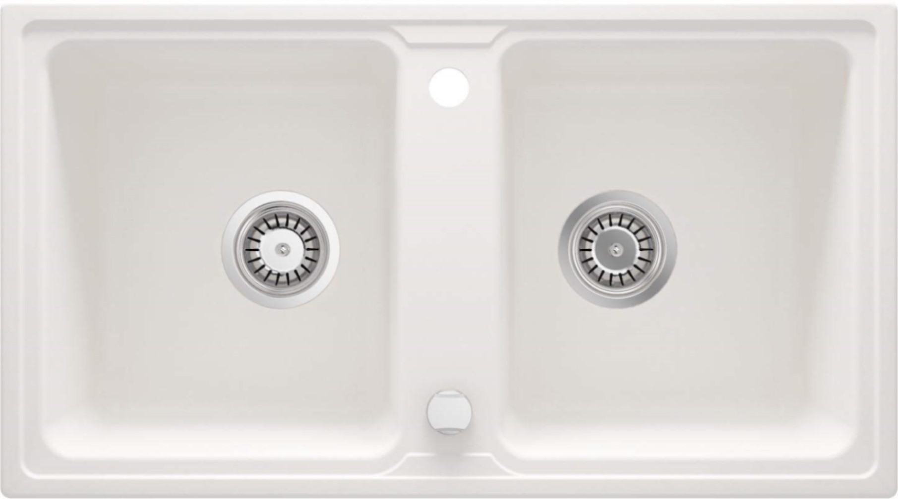 Deante Zorba zlewozmywak granitowy 78x43,5 cm biały ZQZ_A203