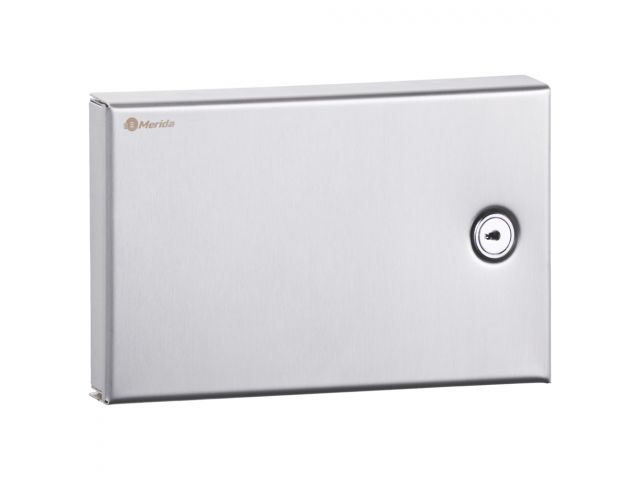 Merida Stella pojemnik na rękawice foliowe stal mat GSM004