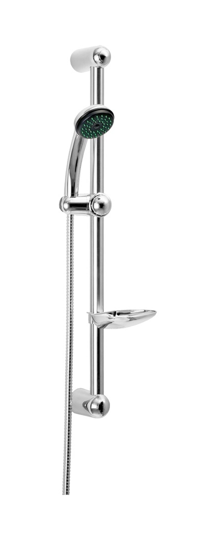 Invena Tetis zestaw prysznicowy chrom/czarny AU-44-001