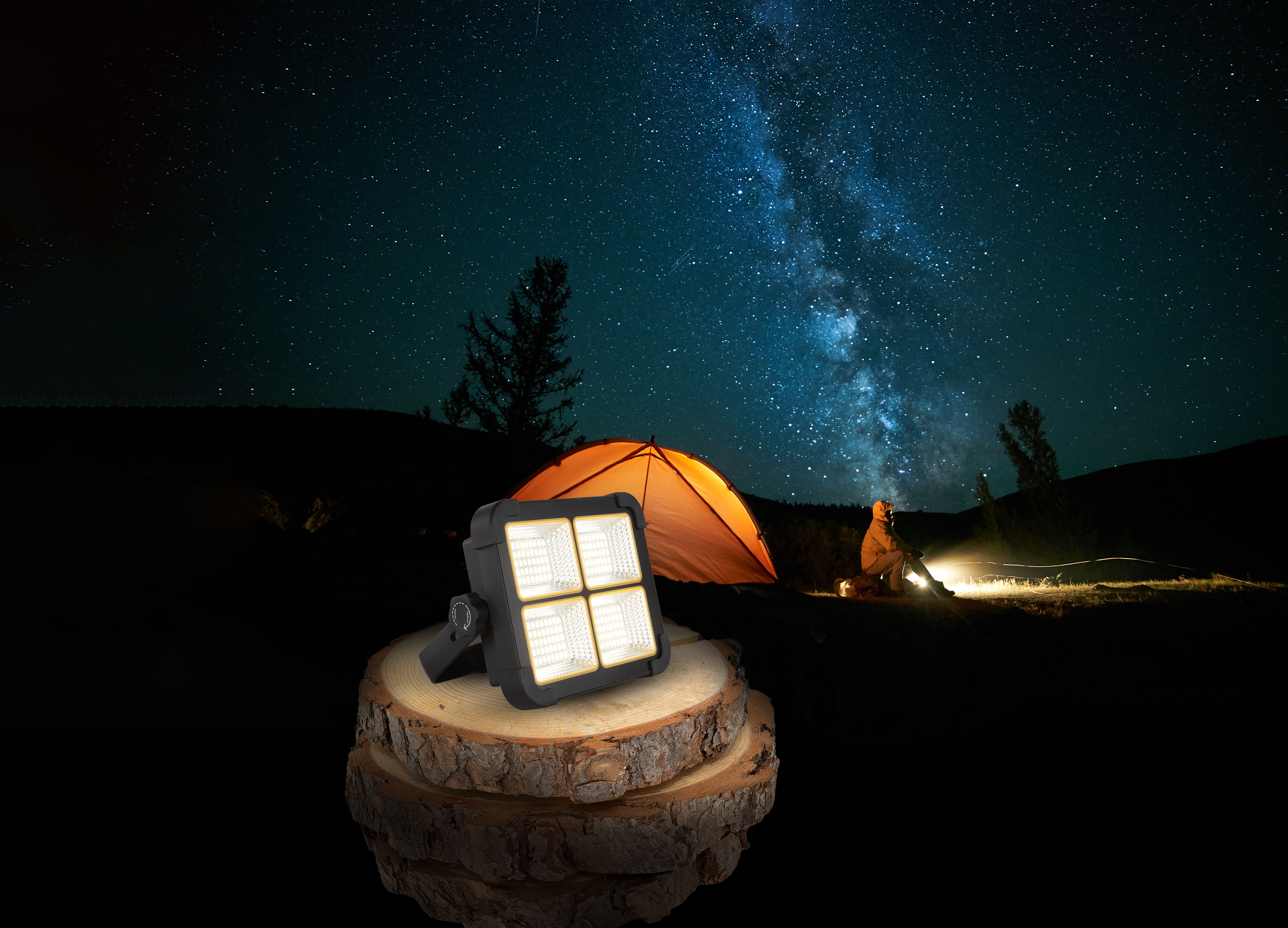 Globo Lighting Solar lampa stojąca 1x5 W czarny 36488-15