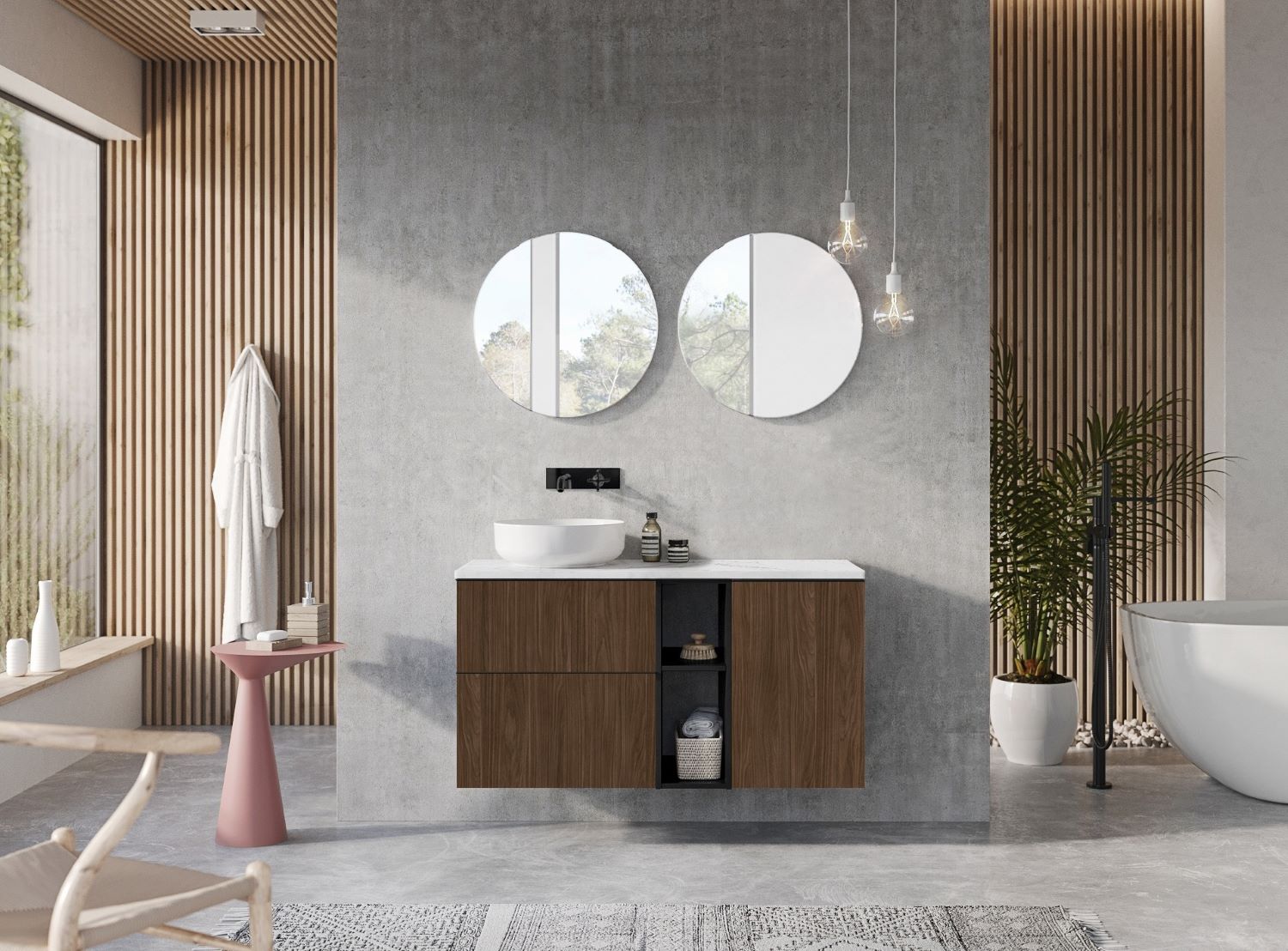 Elita Look szafka 40x44,9x63,5 cm boczna wisząca orzech lincoln RE080400027060