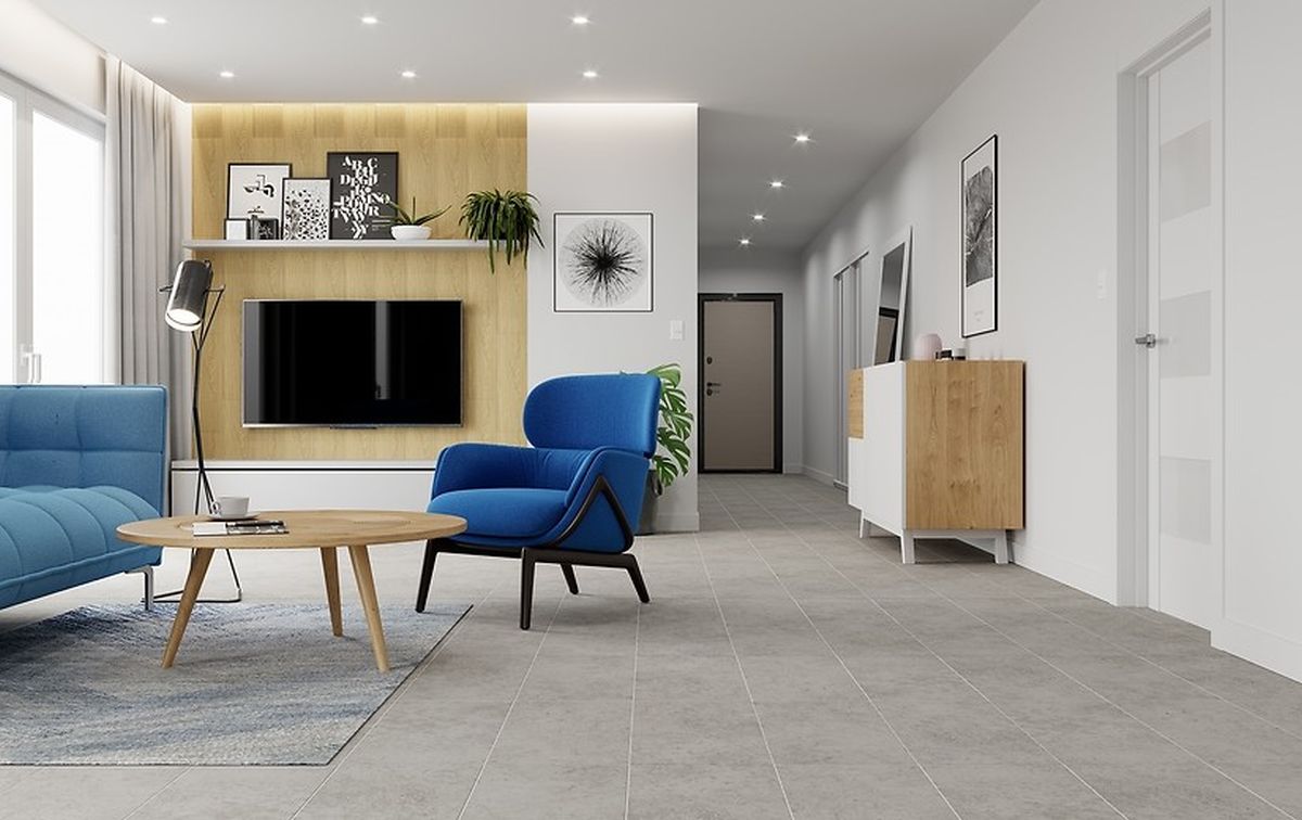 Cersanit Huston G313 light grey płytka ścienno-podłogowa 29,8x59,8 cm