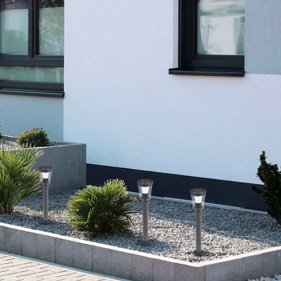 Rabalux Angers lampa solarna stojąca 1x3 W szara 77038