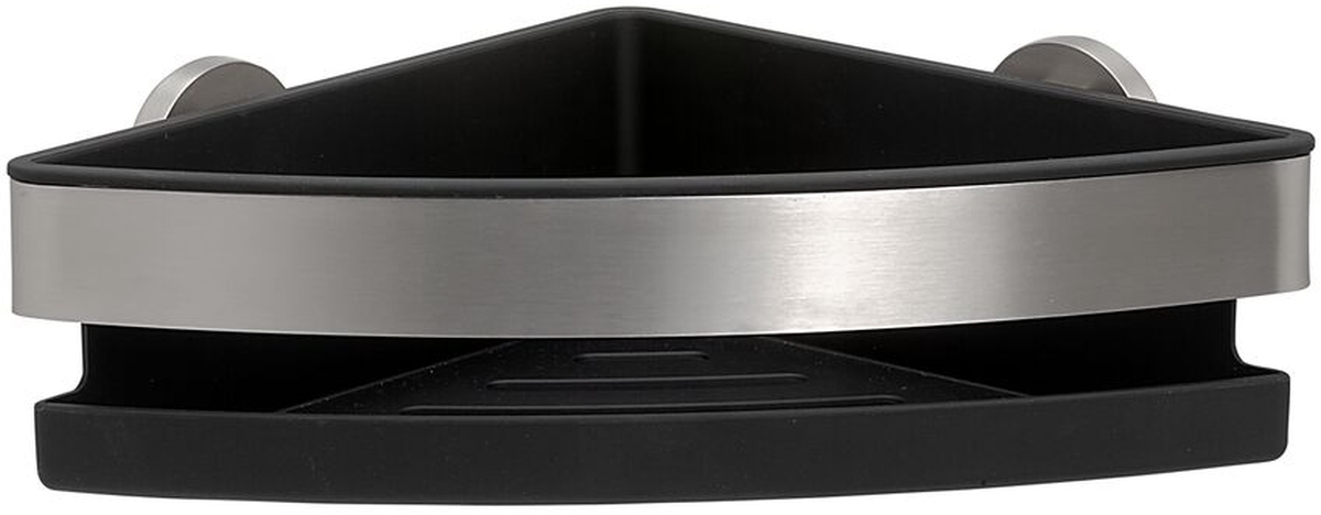 Tiger Noon koszyk łazienkowy boczny ścienny czarny/stal 13206.3.09.46