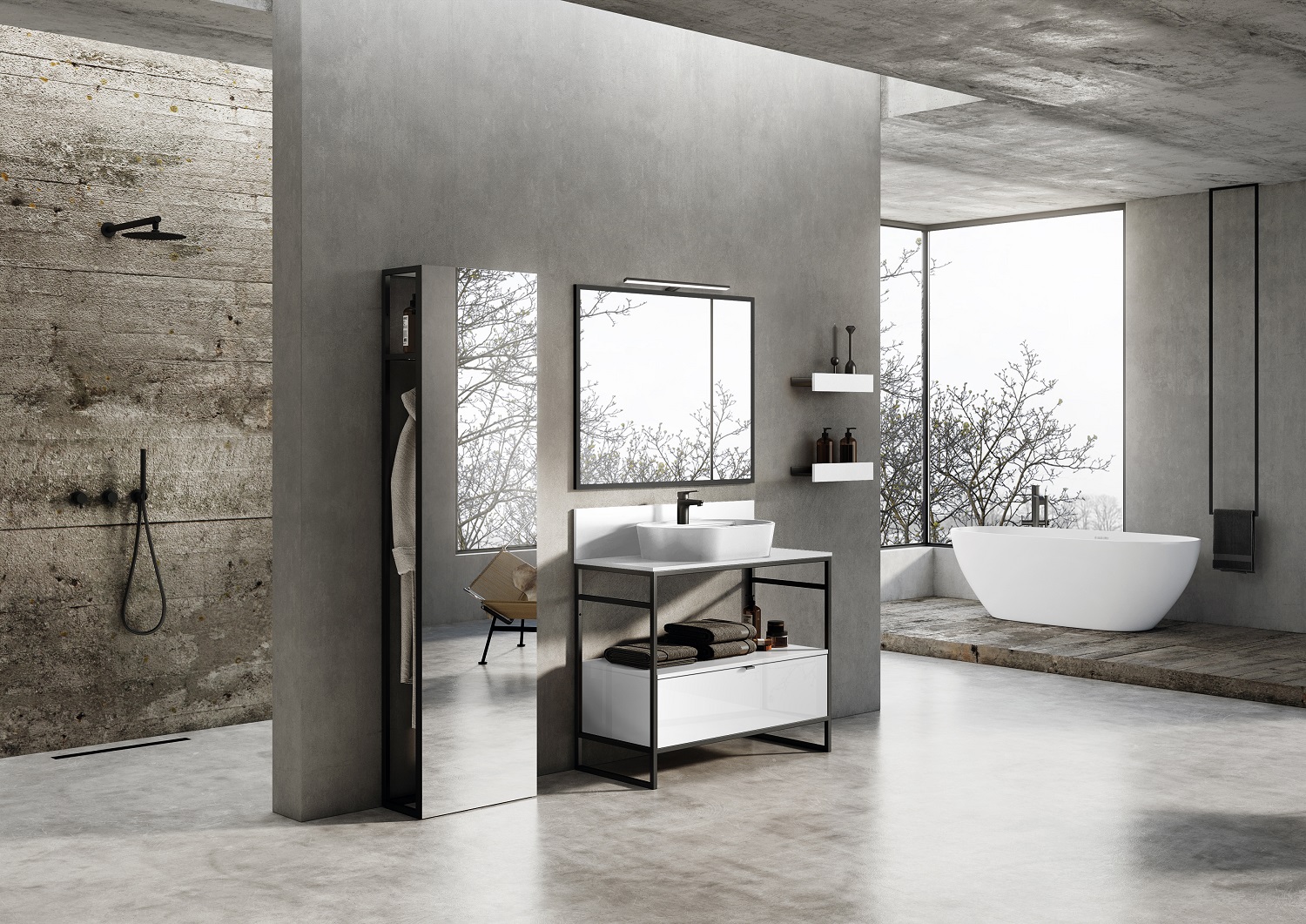 Elita Indus szafka 55,5x45,5x27,5 cm biała RE010600078060 - Wysyłka w 24h