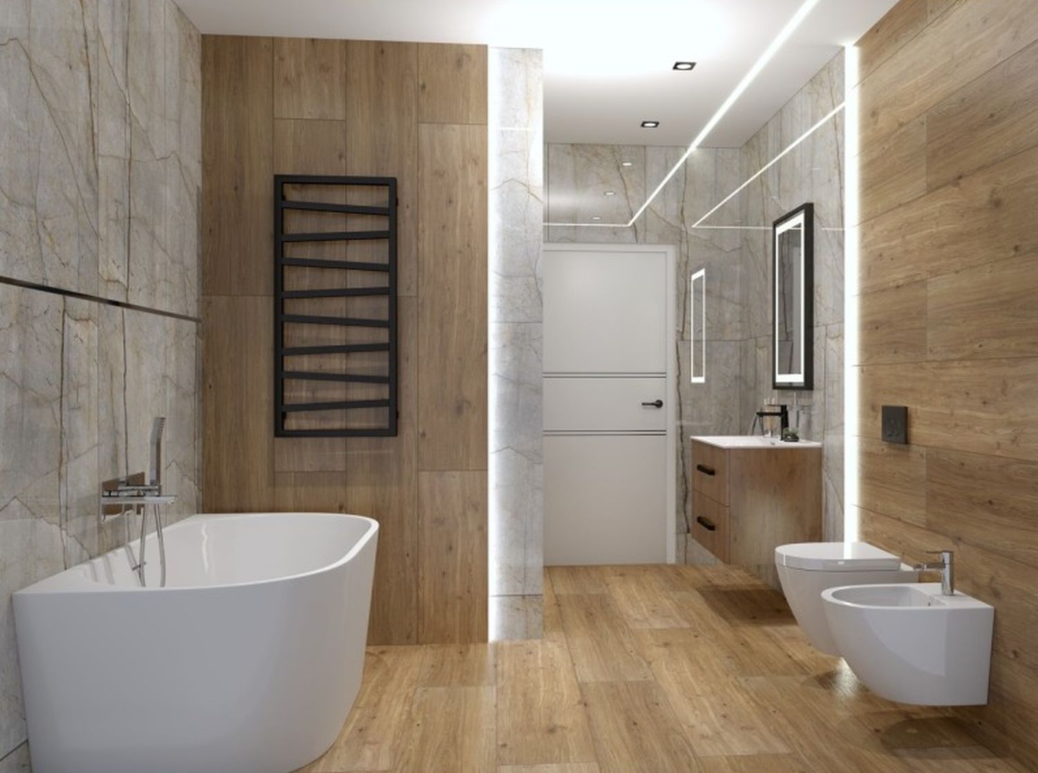 LaVita Sofi miska WC z deską wolnoopadającą wisząca bez kołnierza biały połysk