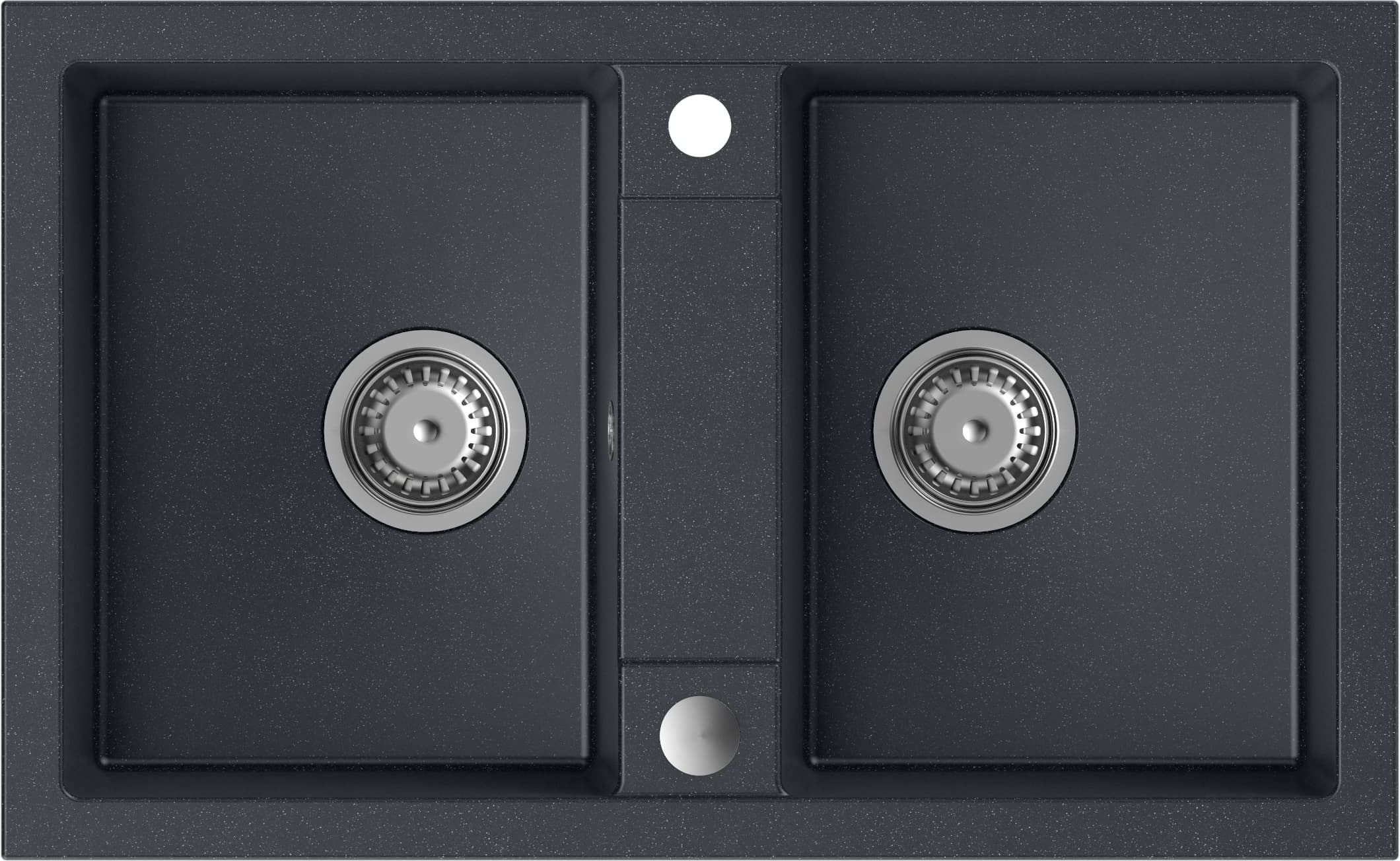 Quadron Denzel zlewozmywak GraniteQ 78x48 cm czarny HDQ27848CZK