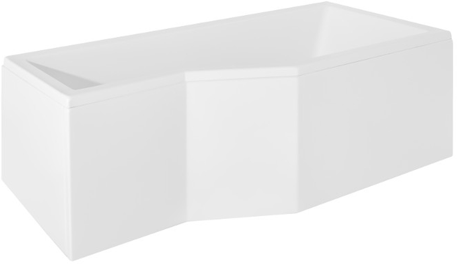 Zestaw Besco Integra wanna narożna 150x74 cm prawa z obudową (#WAI150PP, OAI150NS)