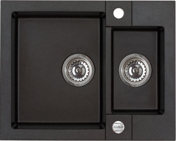 Alveus Rock 80 zlewozmywak 1,5-komorowy 59,5x47,5 cm Granital Plus twilight-G05M 4218005