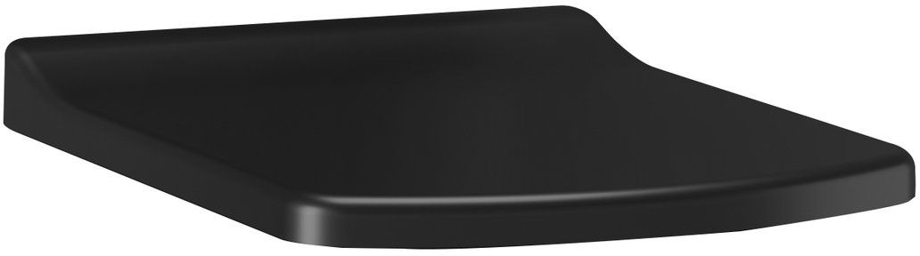 Creavit Lara deska sedesowa woloopadająca slim czarny mat KC1603.01