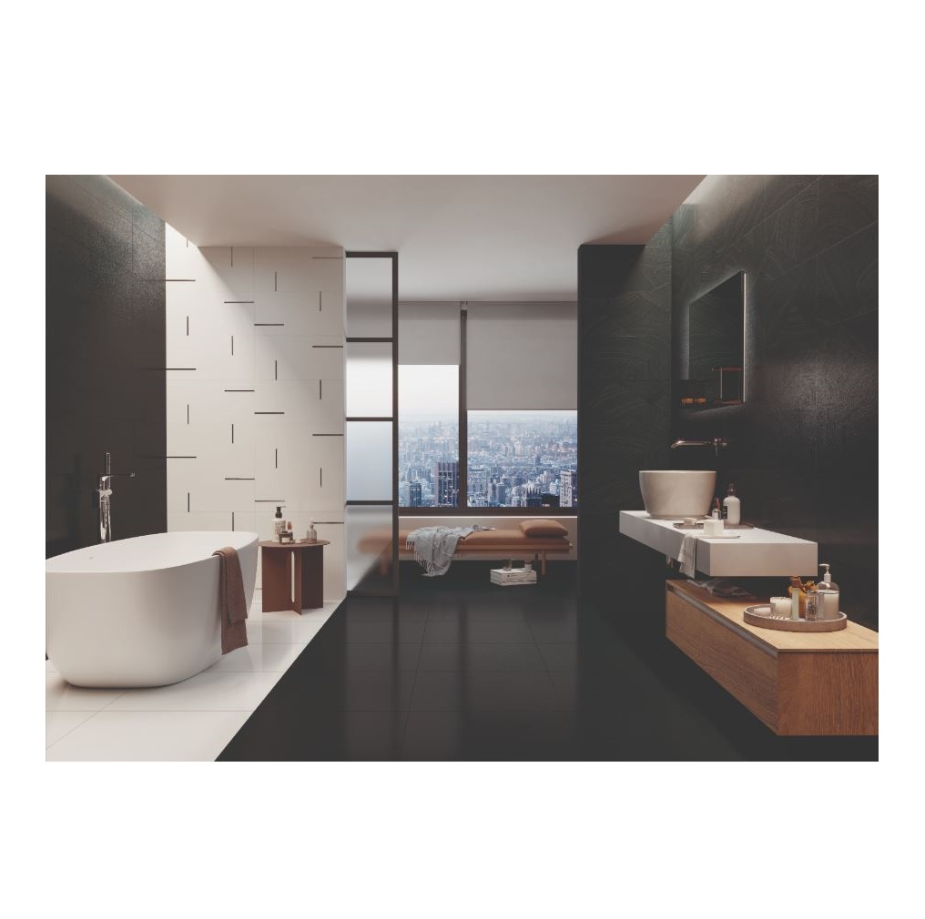 Fanal Universe płytka ścienno-podłogowa 60x60 cm czarna