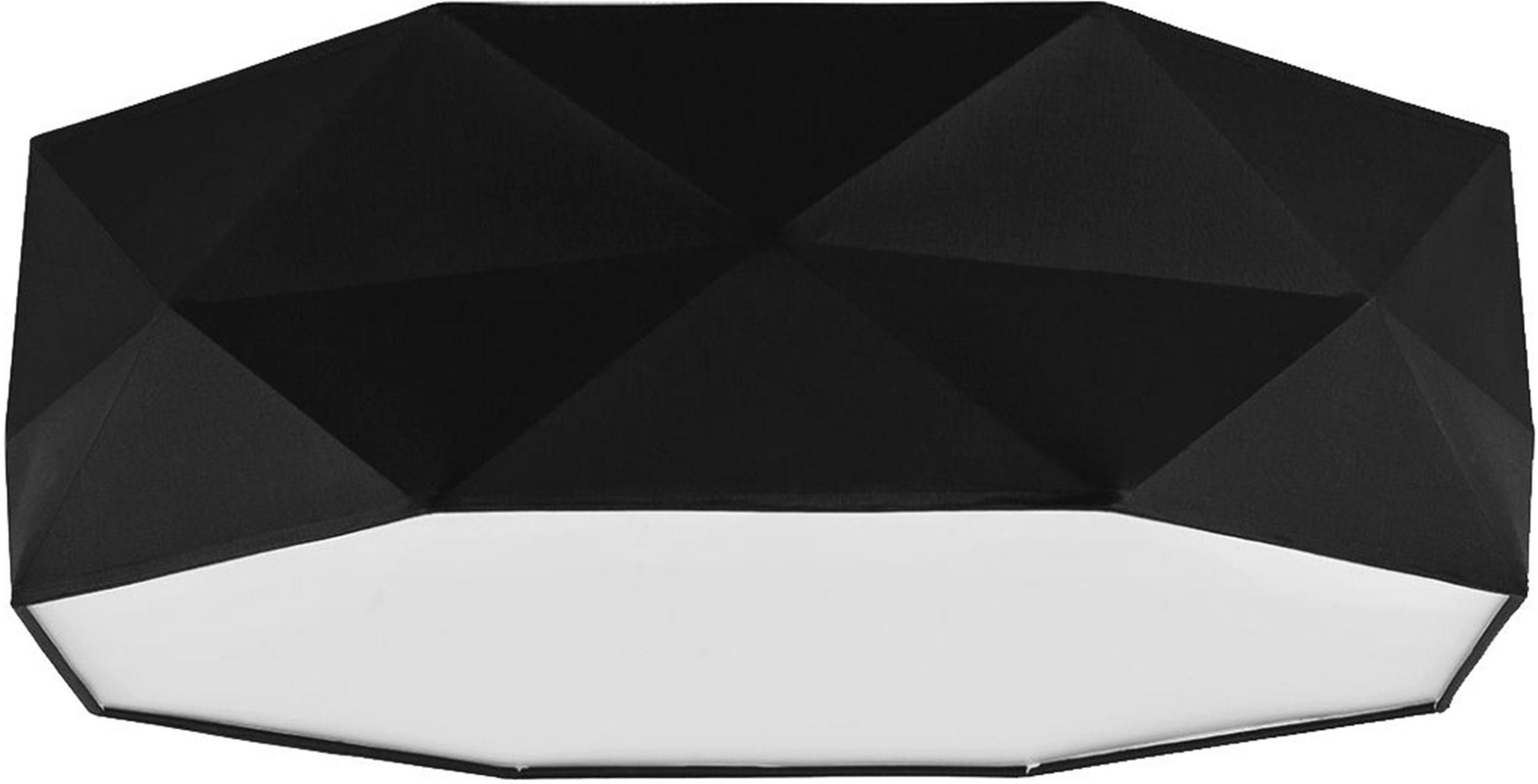 TK Lighting Kantoor Black plafon 4x15W czarny/biały 1567