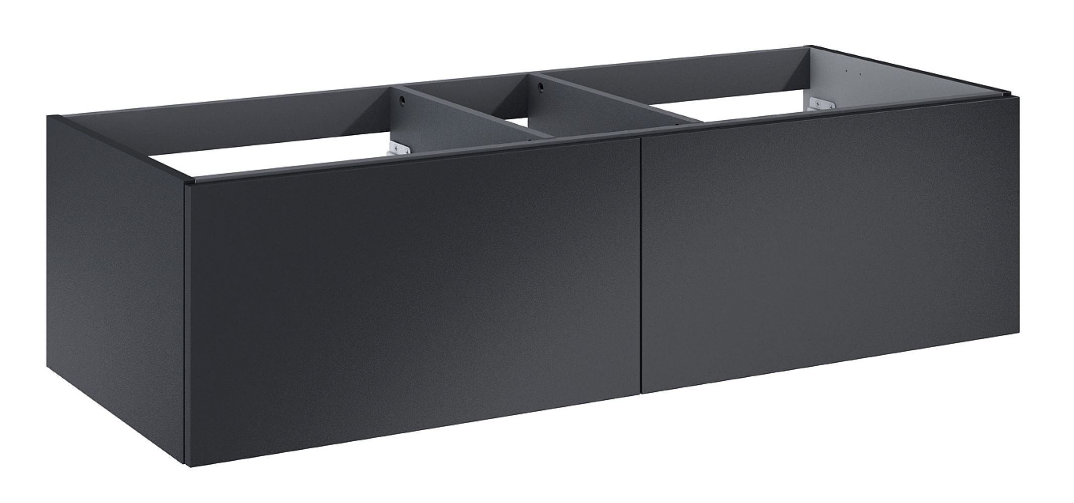 Elita Look Slim szafka 120x44,9x31,8 cm podumywalkowa wisząca black matt RE081204027160