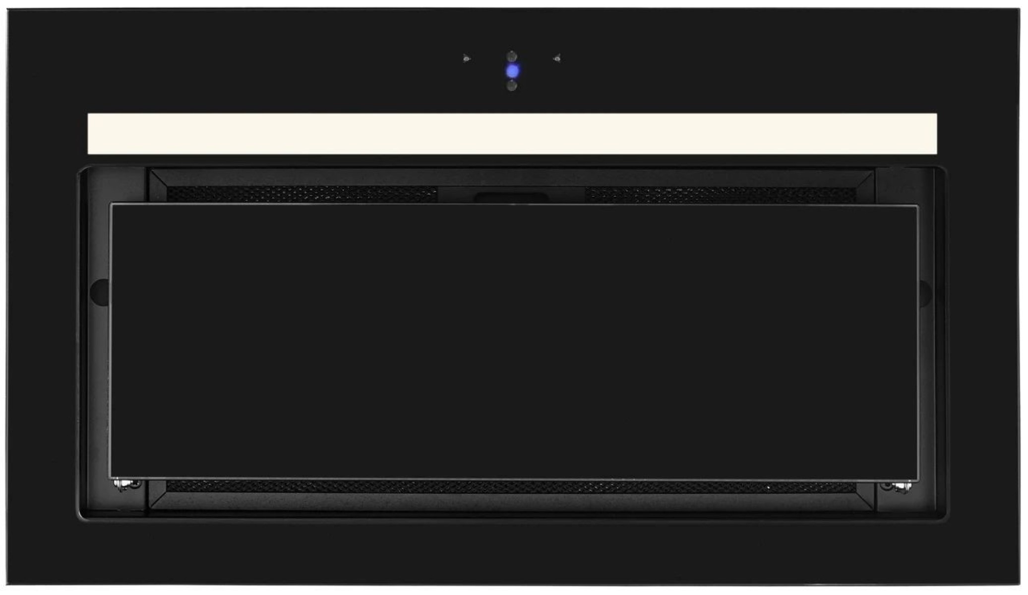 Ciarko Design Aura okap kuchenny 55 cm podszafkowy czarny CDZ5501C