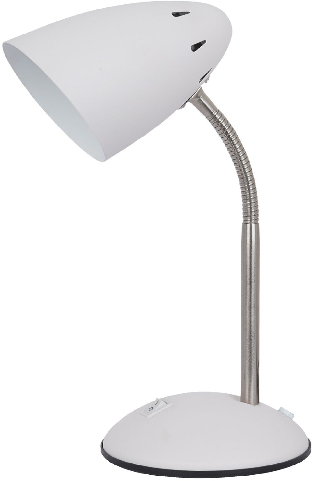 Italux Cosmic lampa biurkowa 1x60 W biała MT-HN2013-WH+S.NICK