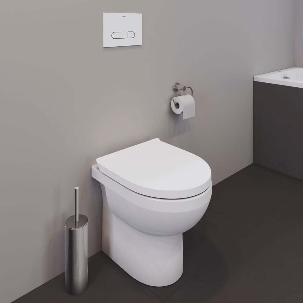 Duravit No.1 miska WC stojąca Rimless HygieneGlaze biała 21840920002