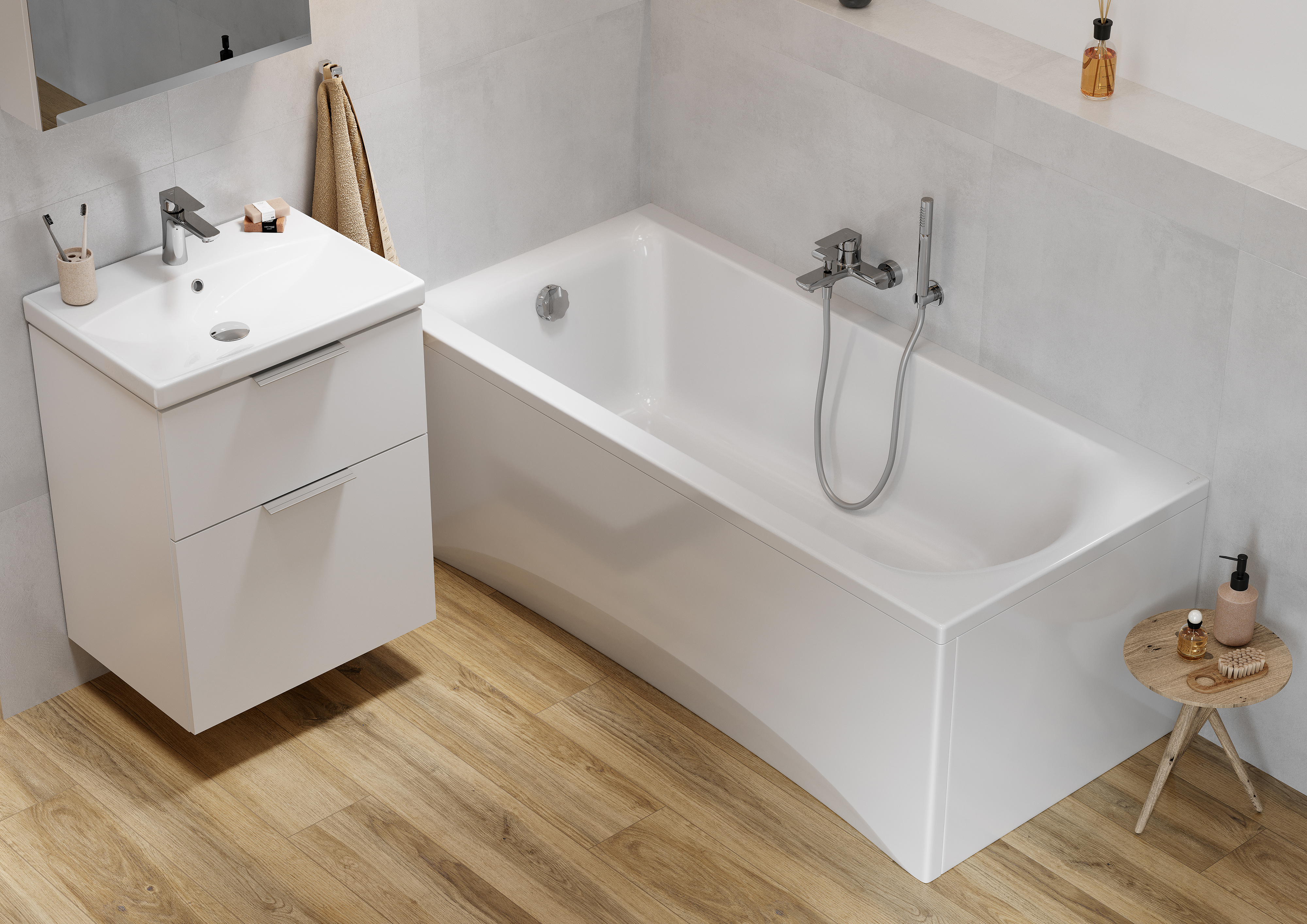 Cersanit City wanna prostokątna 180x80 cm biała S301337 - Wysyłka w 24h