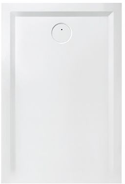 Sanplast Space Mineral brodzik 140x80 cm prostokątny B-M/SPACE S biały 645-410-0370-01-000