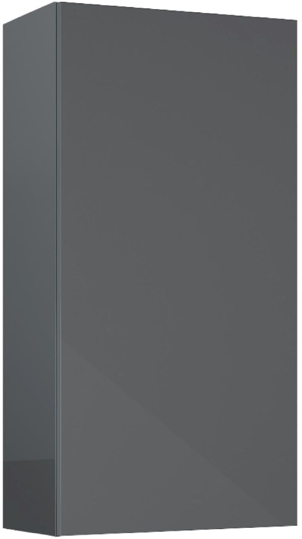 Elita For All szafka 40x21,6x80 cm boczna wisząca antracyt połysk RE140400076610 - Wysyłka w 24h