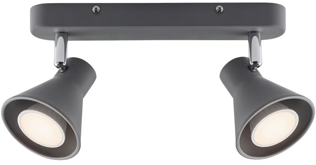 Nordlux Eik lampa podsufitowa 2x35 W szara 45770110