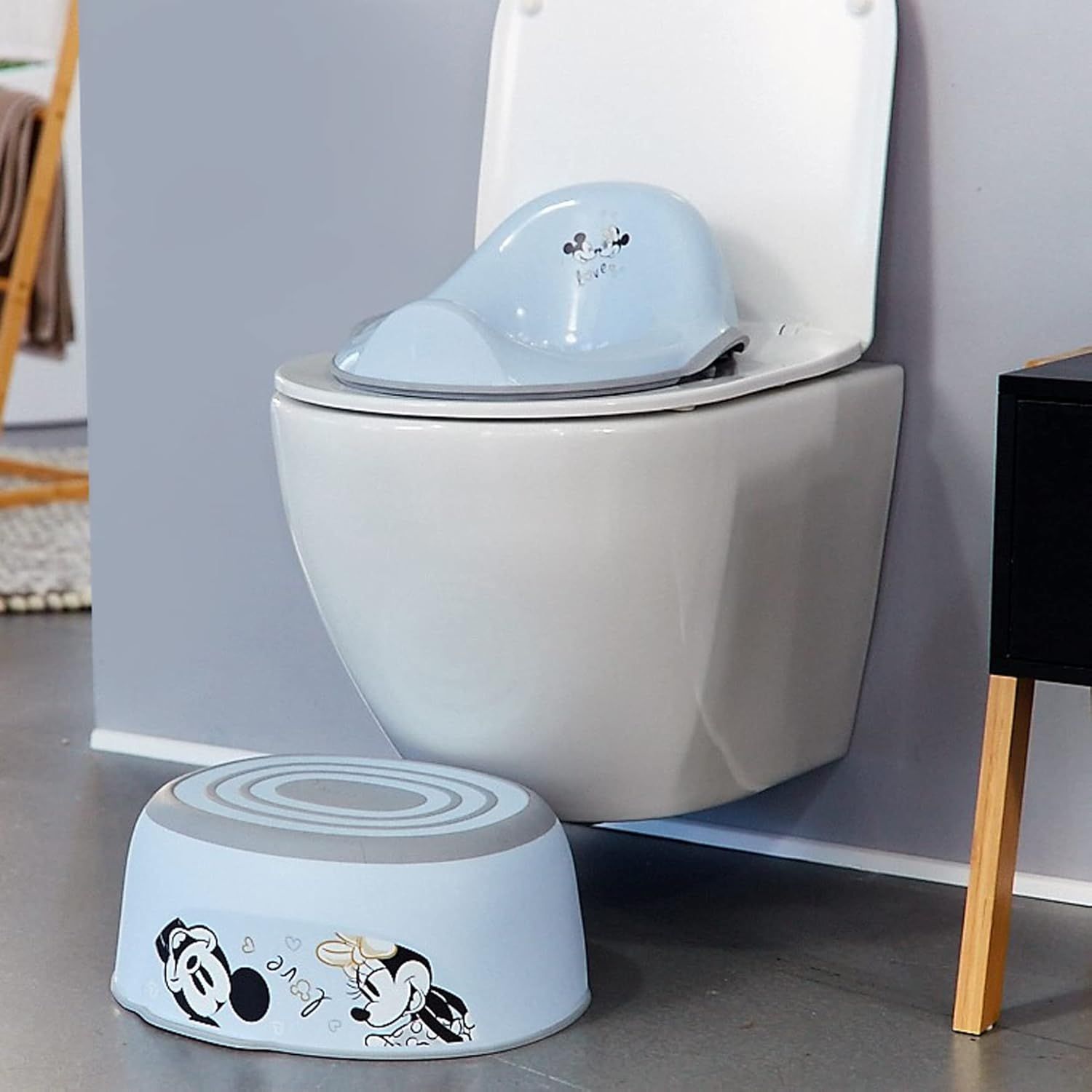 Keeeper Mickey nocnik dziecięcy antypoślizgowy niebieski Myszka Miki 1867868424700