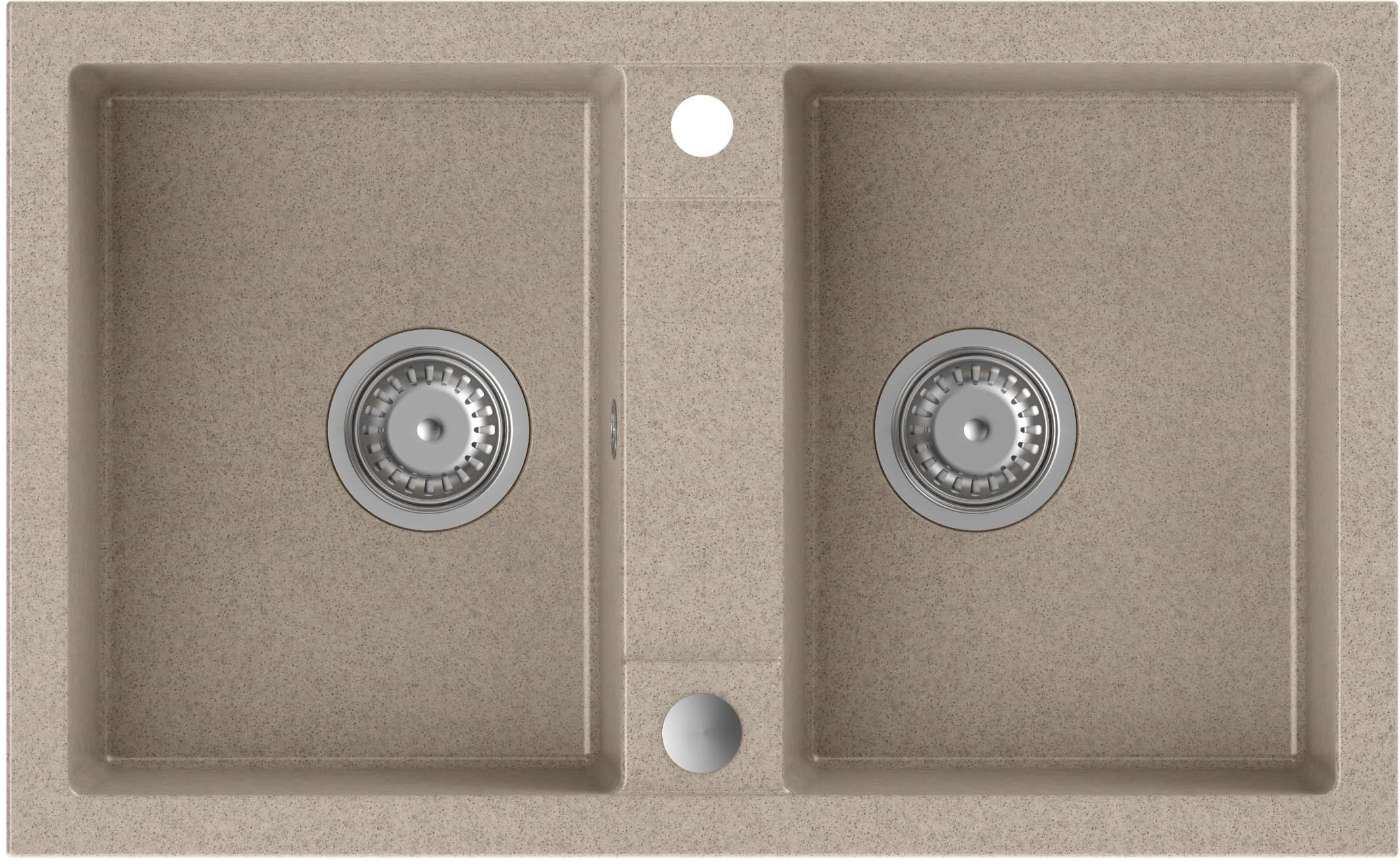 Quadron Denzel zlewozmywak GraniteQ 78x48 cm beżowy HDQ27848BEZK