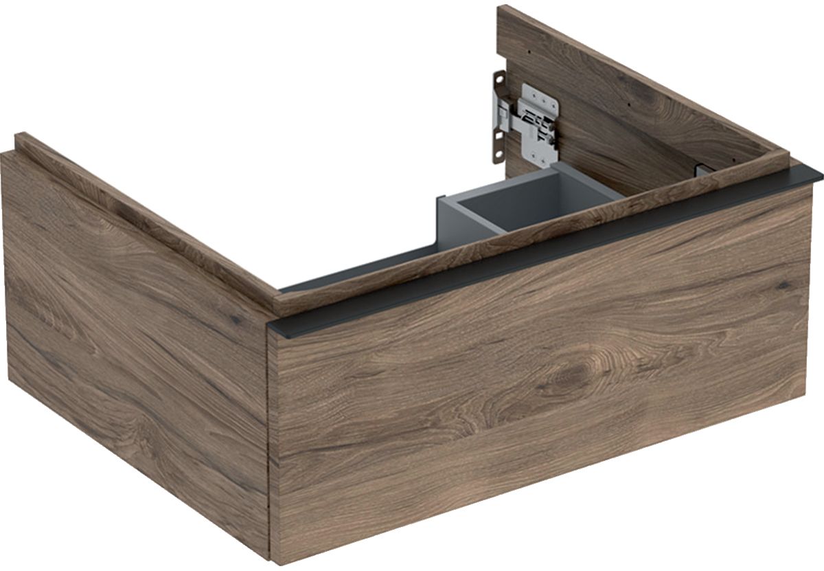 Geberit iCon szafka 59,2 cm podumywalkowa wisząca orzech hickory/lava mat 502.310.JR.1