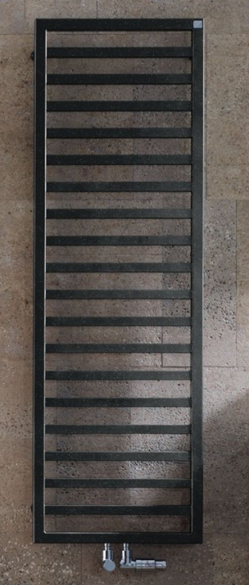 Zehnder Quaro grzejnik łazienkowy drabinkowy 140,3x45 cm black quartz QA-140-0450550