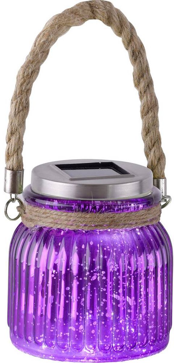 Just Light Solar lampa stojąca zewnętrzna 1x0,06W fioletowa 19881-86