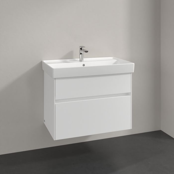 Villeroy & Boch Collaro szafka 75,4 cm podumywalkowa wisząca white matt C01000MS
