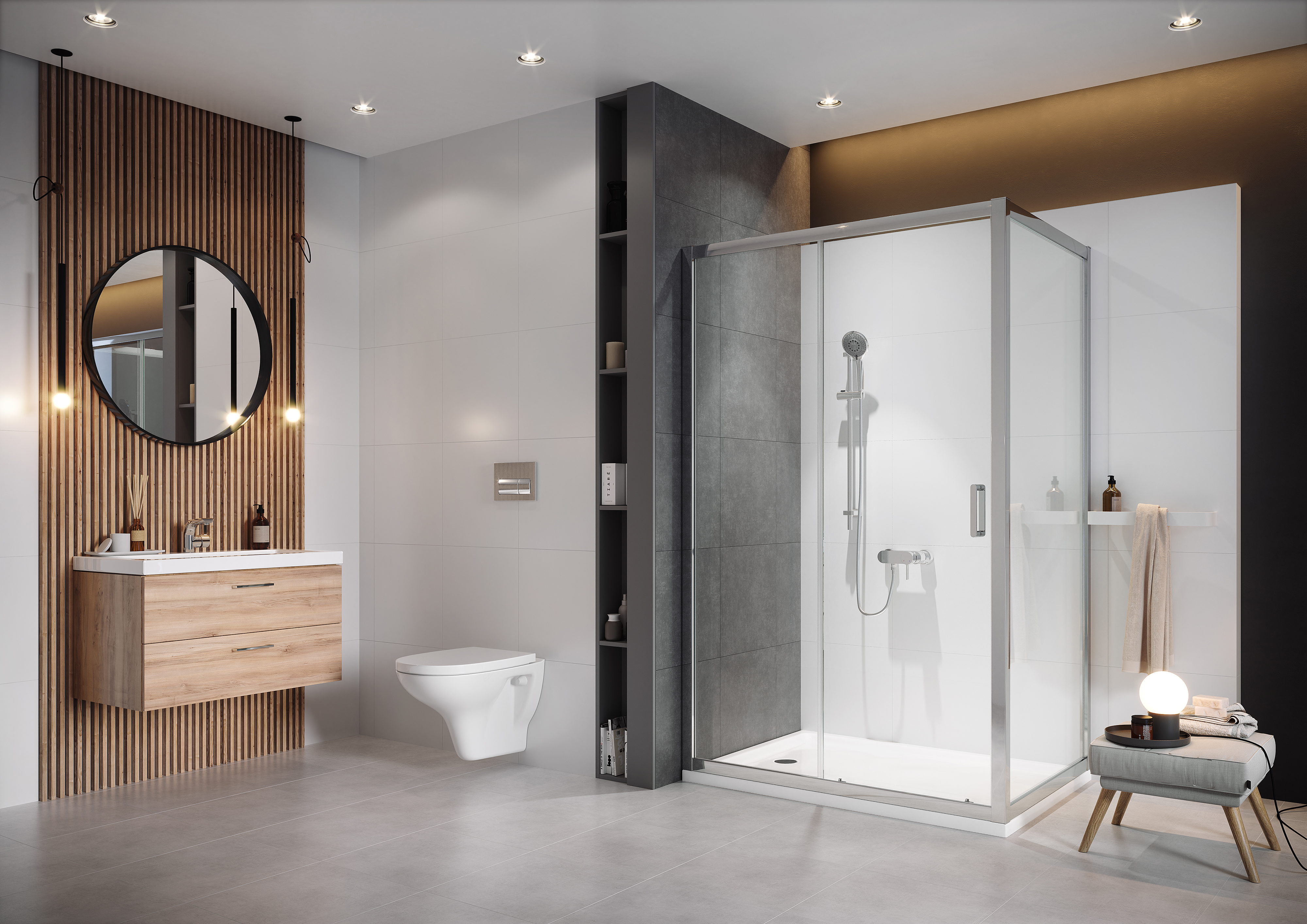 Cersanit Tako brodzik 90x90 cm kwadratowy biały S204-010 - Wysyłka w 24h