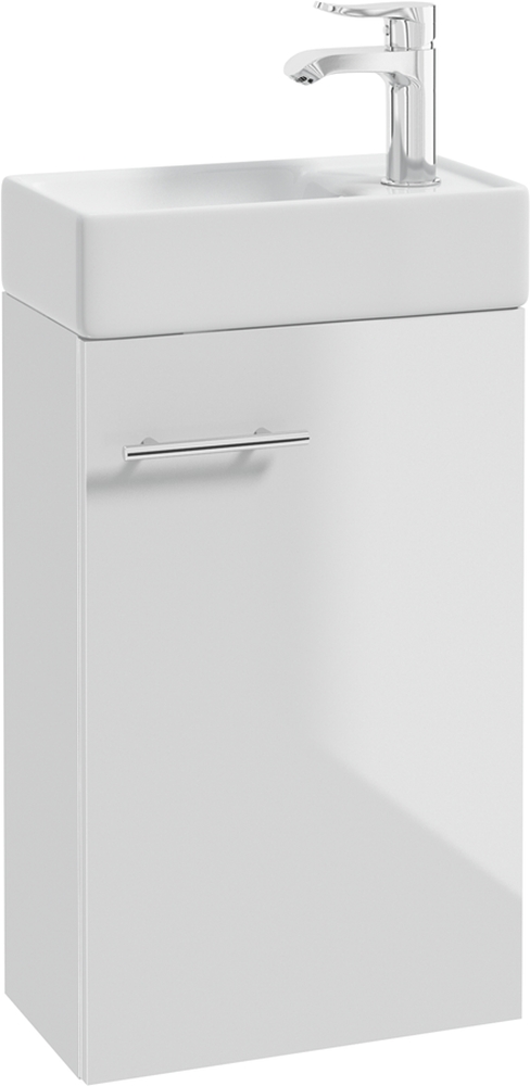 Defra Mini umywalka z szafką Ø NAS Kim D40 biała 282-D-04004+1406