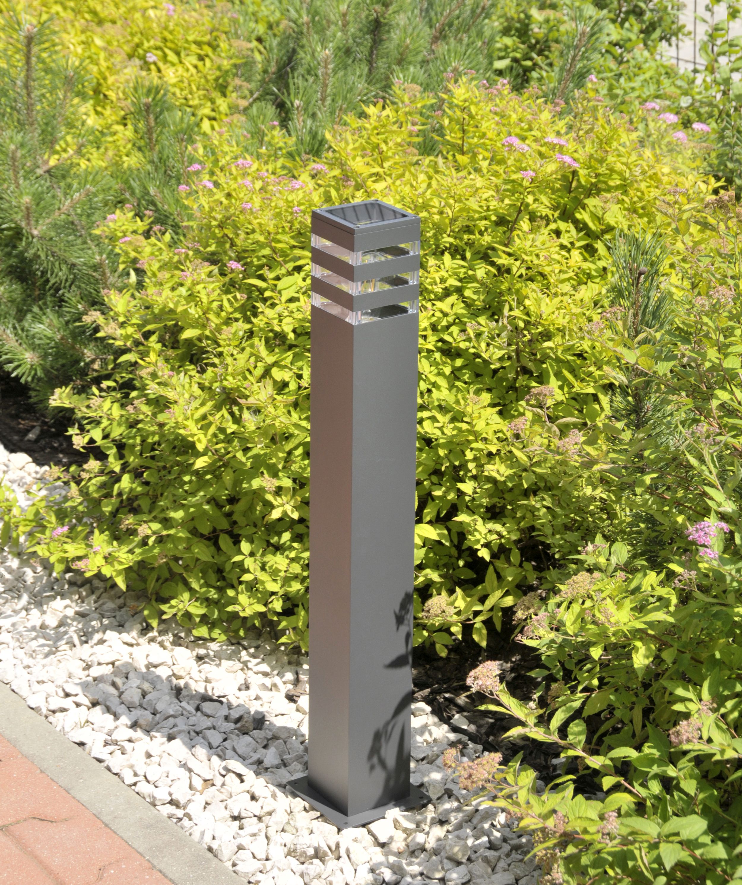 Goldlux Teksas lampa stojąca zewnętrzna 1x12 W grafitowa 316189 - Wysyłka w 24h