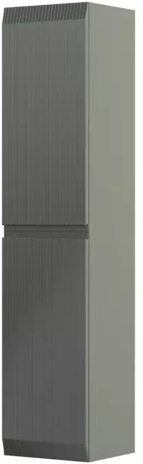 Oristo Brylant szafka 35x32x160 cm boczna wisząca oliwkowa OR36-SB2D-35-17R