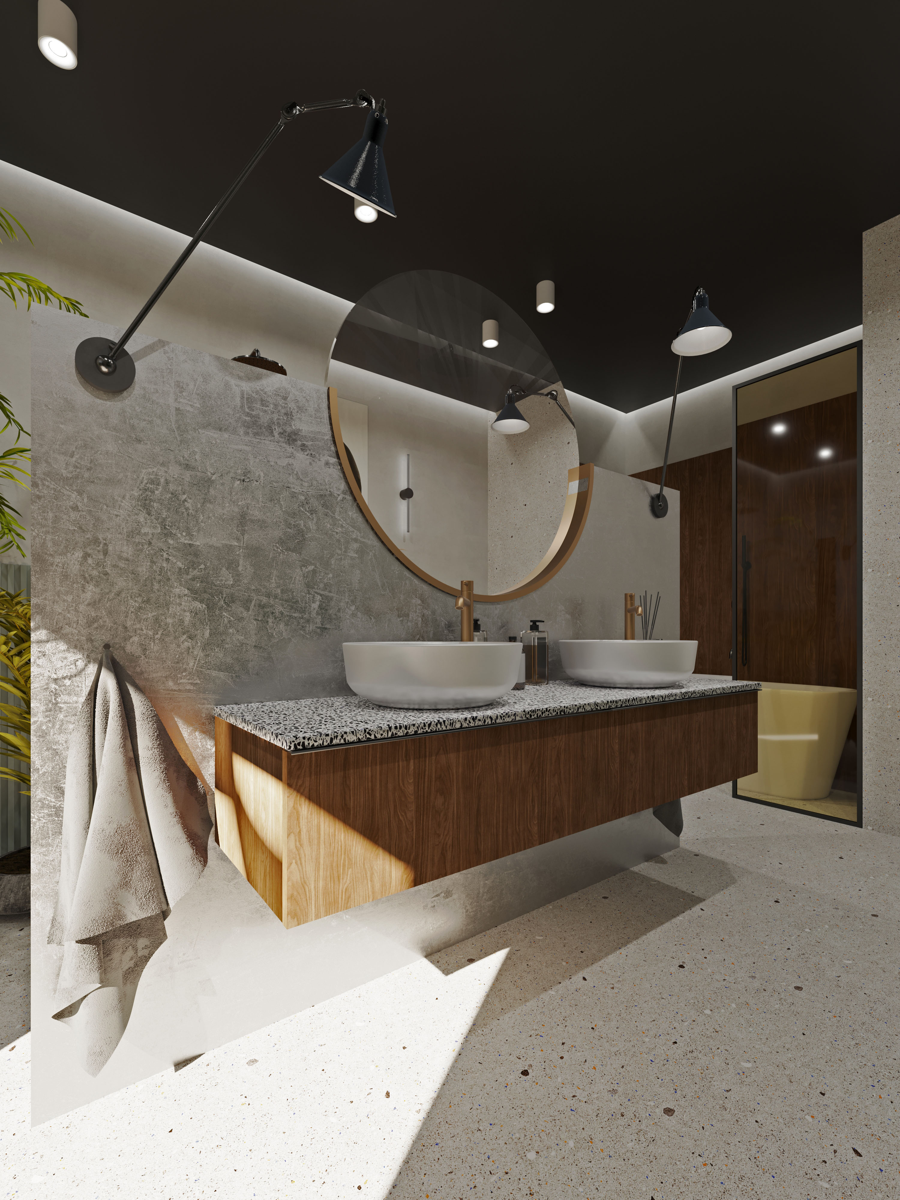 Elita Look szafka 80x44,9x28,1 cm podumywalkowa wisząca orzech lincoln RE080803027060 - Wysyłka w 24h