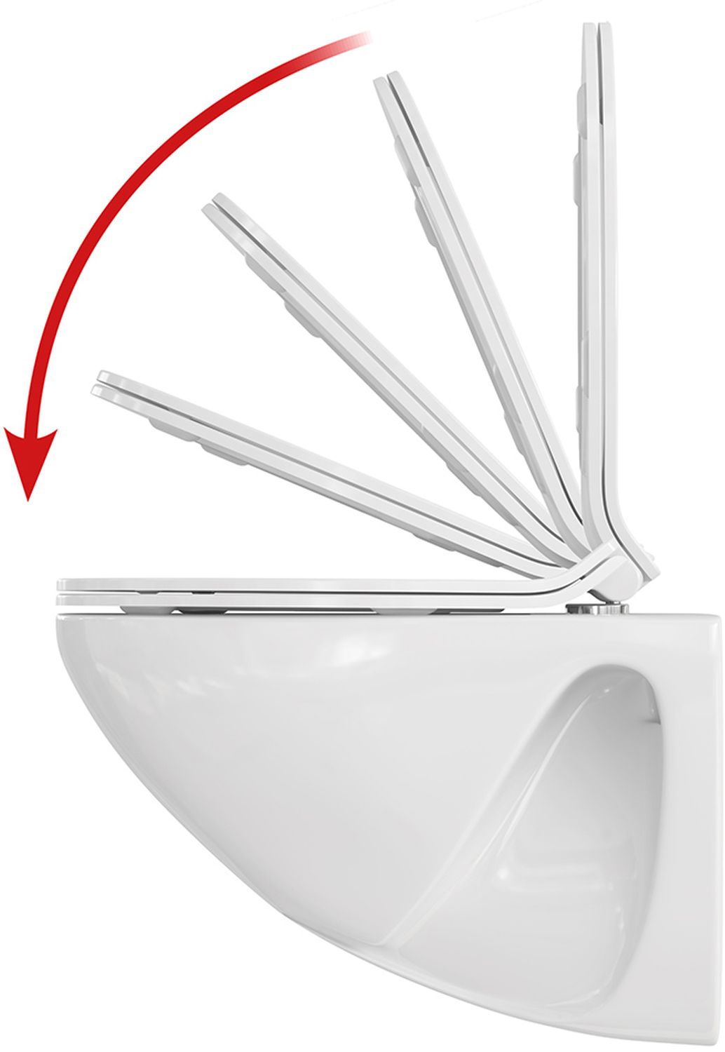 Sepio deska sedesowa wolnoopadająca Model 302 Slim biała 10DESWC302FIT