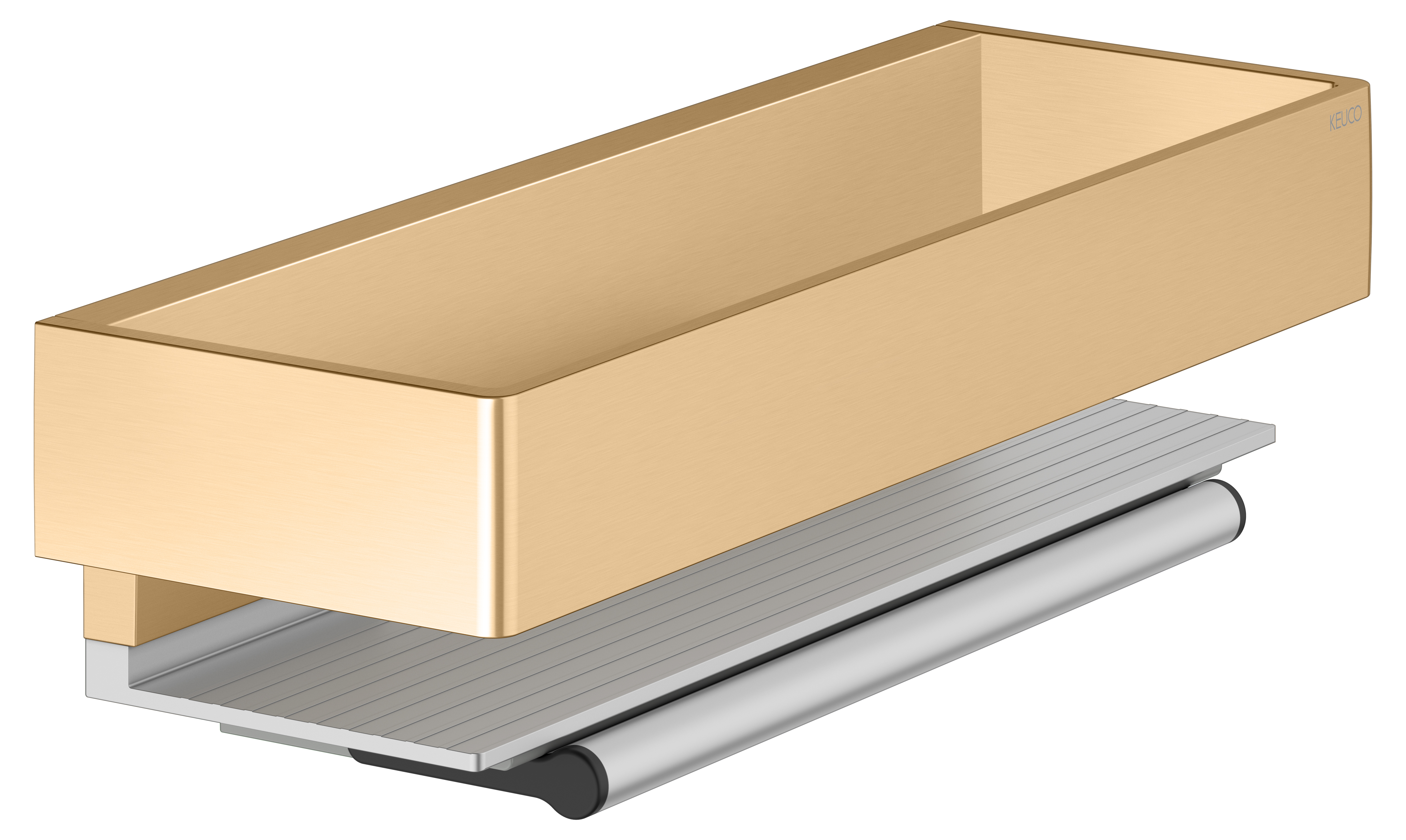 Keuco Edition 11 koszyk łazienkowy ze ściągaczką mosiądz szczotkowany 11159250000