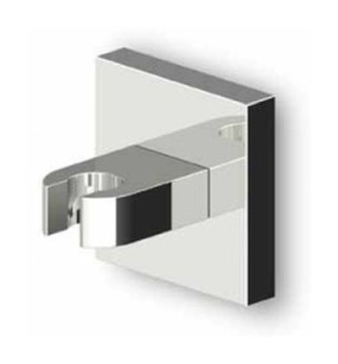 Zucchetti Pan uchwyt prysznicowy czarny mat gofrowany Z93934.N1