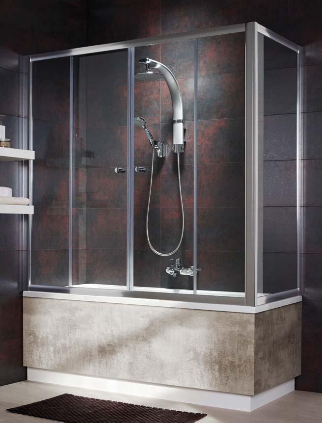 Radaway Vesta S ścianka boczna 80 cm do parawanu nawannowego 204080-01