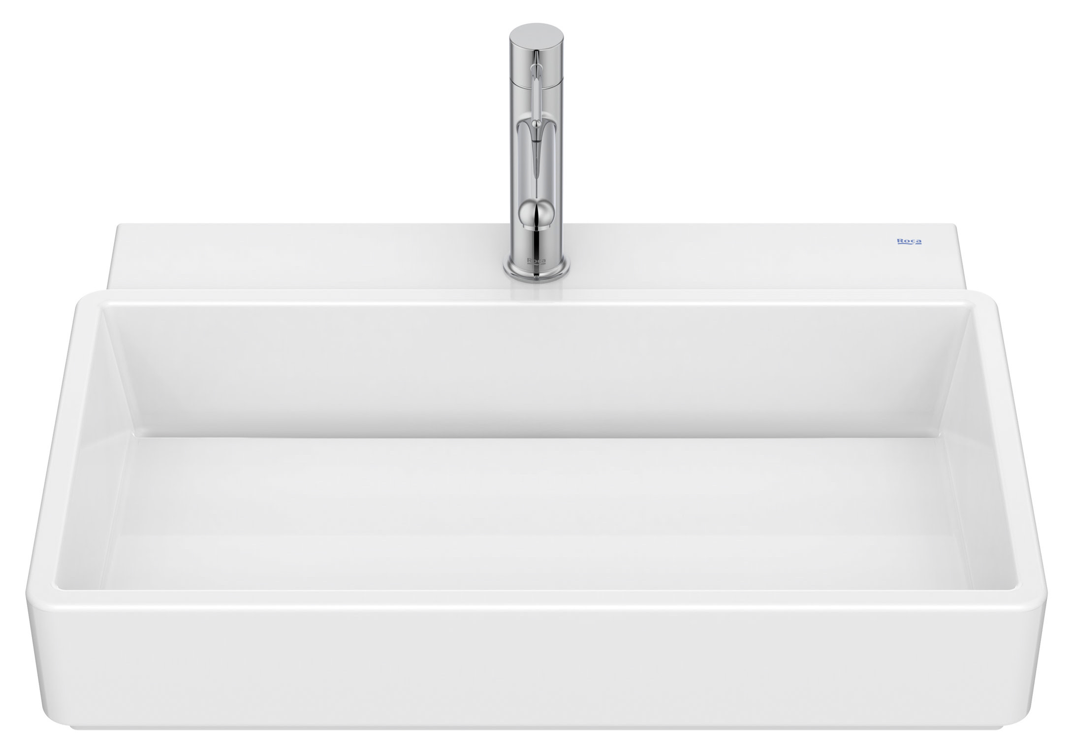 Roca Tura umywalka 60x43 cm prostokątna nablatowa biała A327694000 - Wysyłka w 24h