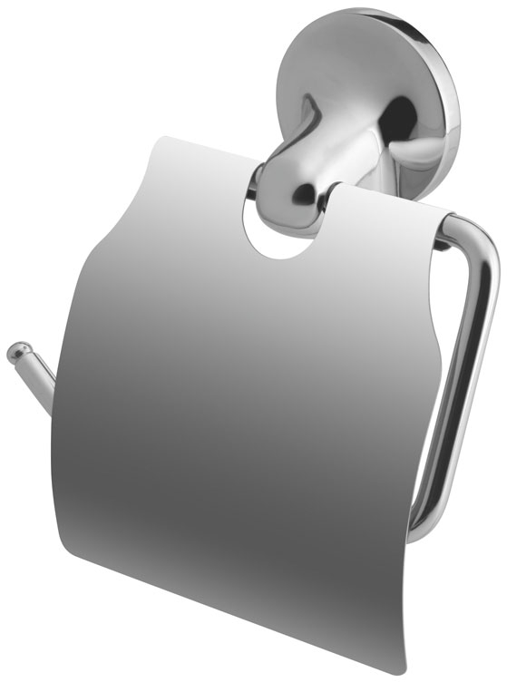 Bisk Ontario uchwyt na papier toaletowy z pokrywą chrom 00221