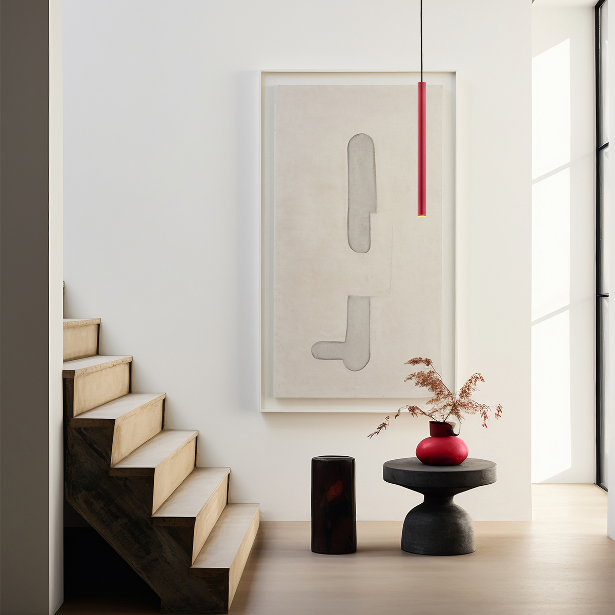 Argon Rio lampa wisząca 1x4,2W LED czerwony 8331