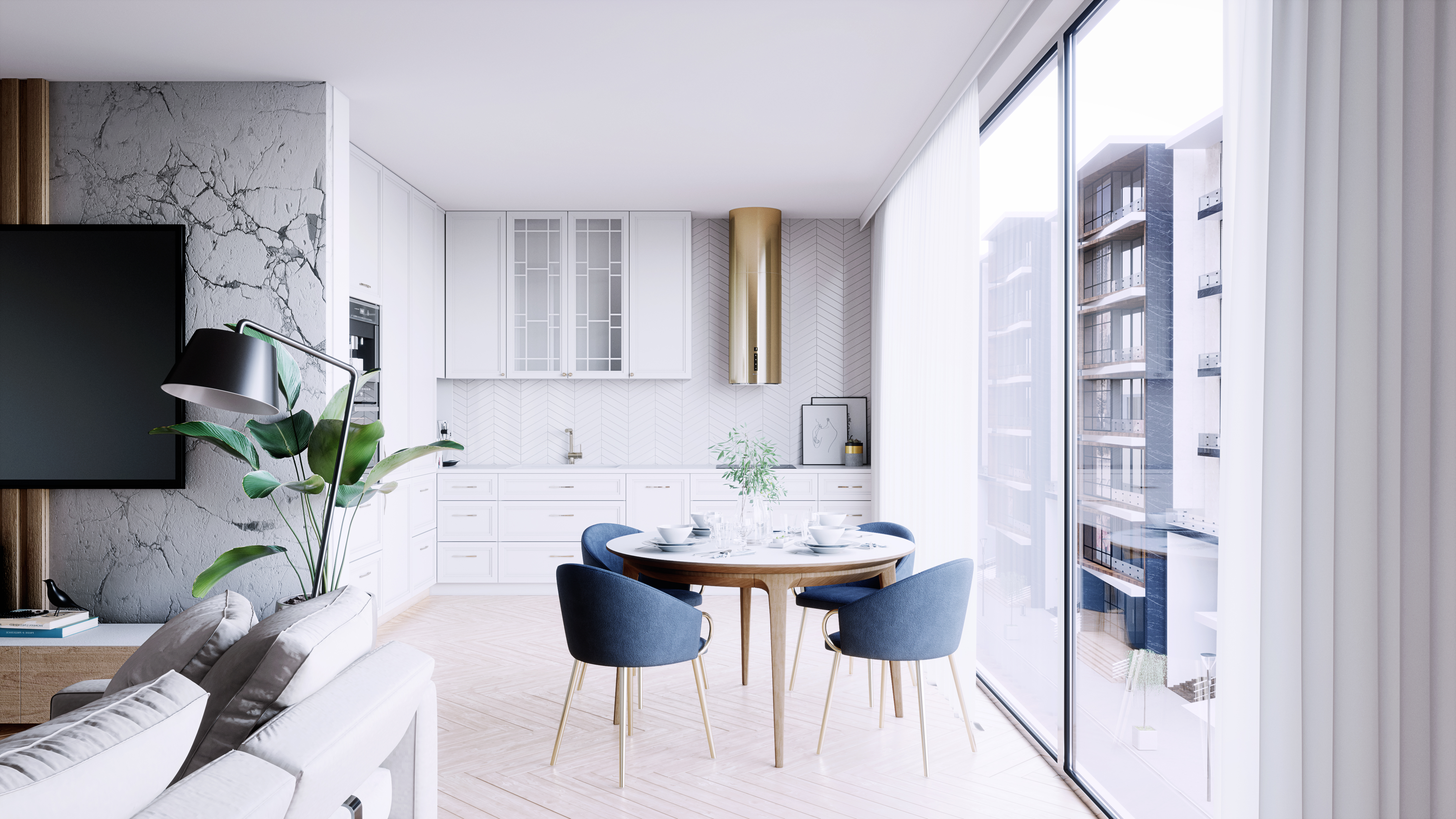 Globalo Design Roxano/Heweno przedłużka 39 cm górna do okapów jasne złoto MASKOWNICA_ROX/HEW_LG