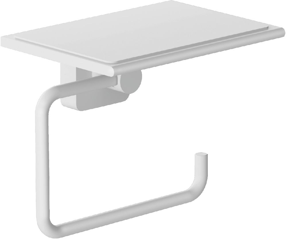 Kludi Vela S uchwyt na papier toaletowy biały mat 2597153