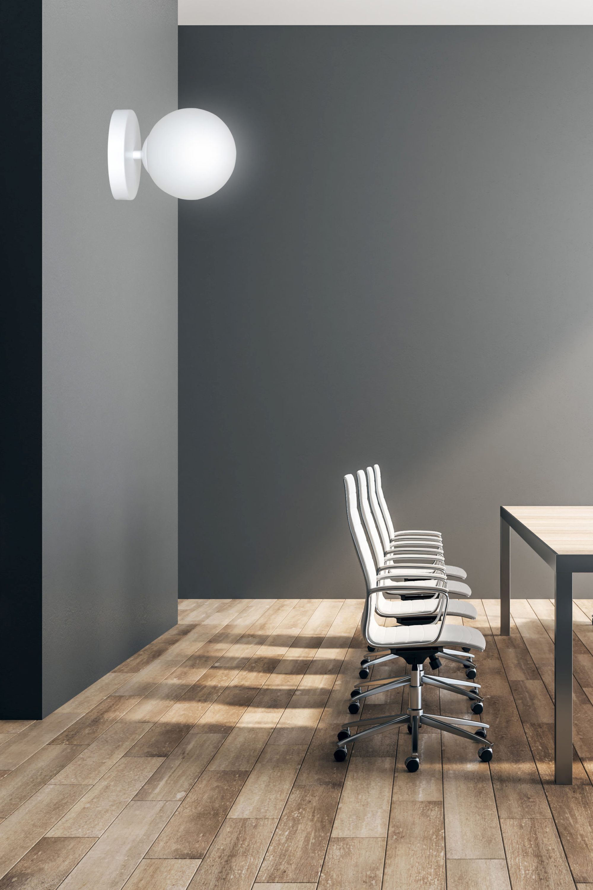 Emibig Bior kinkiet 1x10 W biały 1021/K1