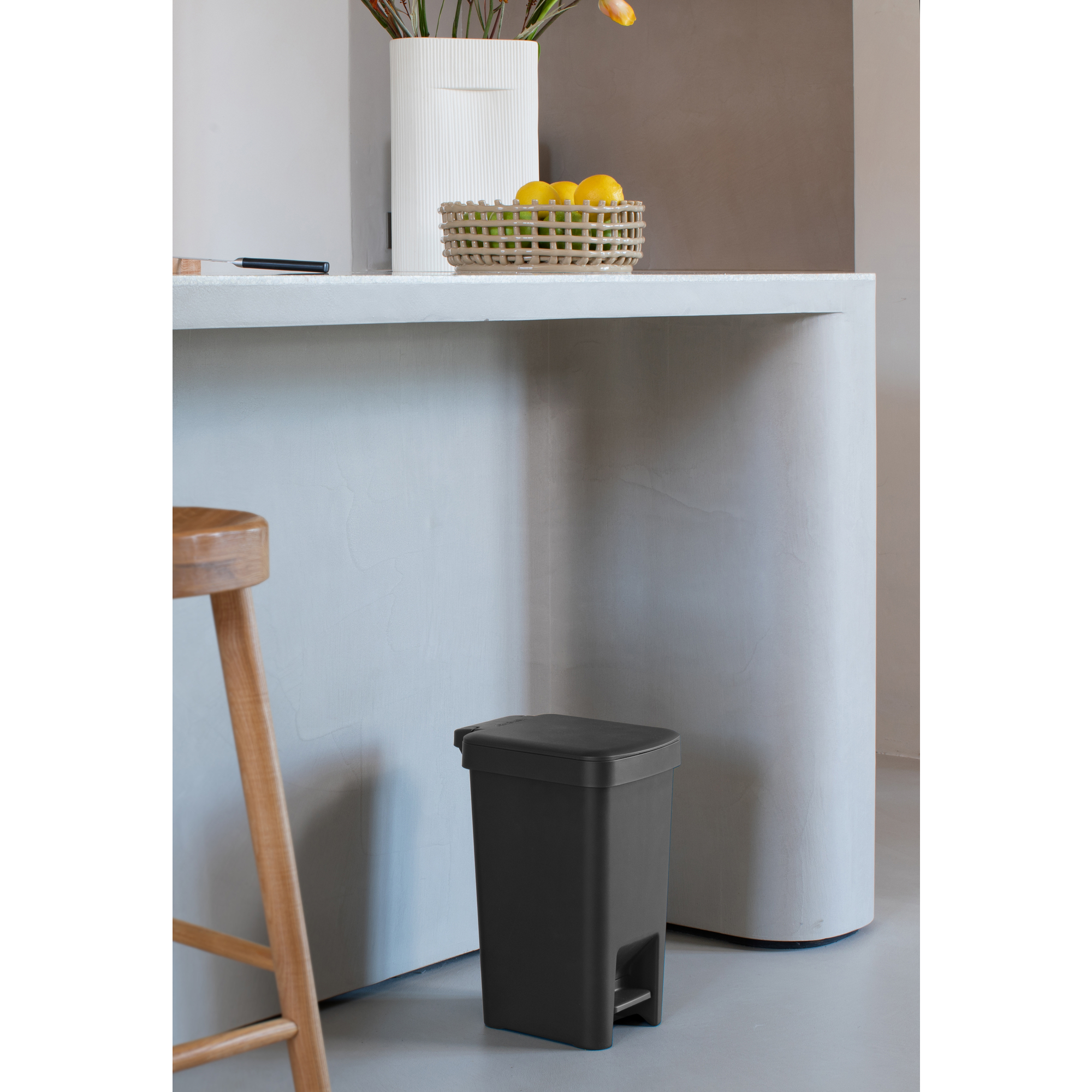 Brabantia StepUp pojemnik na odpady 10 l Dark Grey 800344 - Wysyłka w 24h