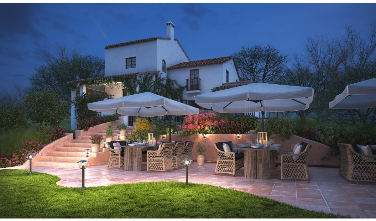 GTV Marina-Ps lampa stojąca zewnętrzna 1x20 W czarna OS-MARINAP3-00