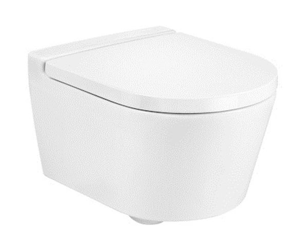 Roca Inspira miska WC wisząca bez kołnierza biały A346528000 - Wysyłka w 24h