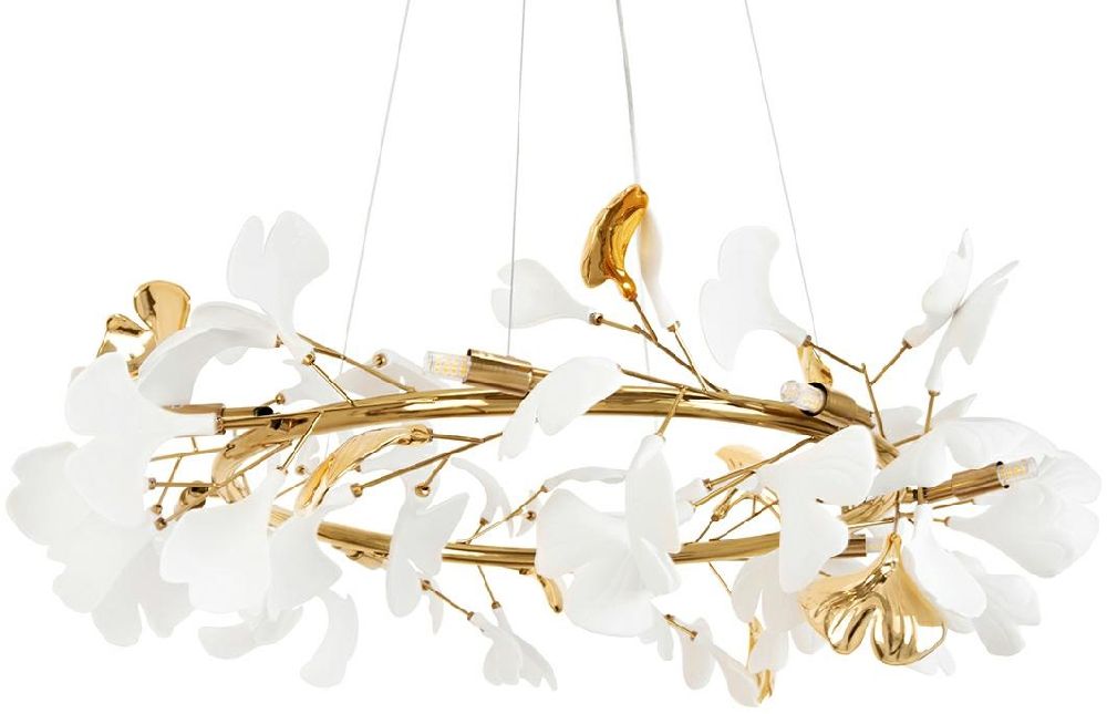 Moosee Flora lampa wisząca 8x40 W złota MSE1501100464