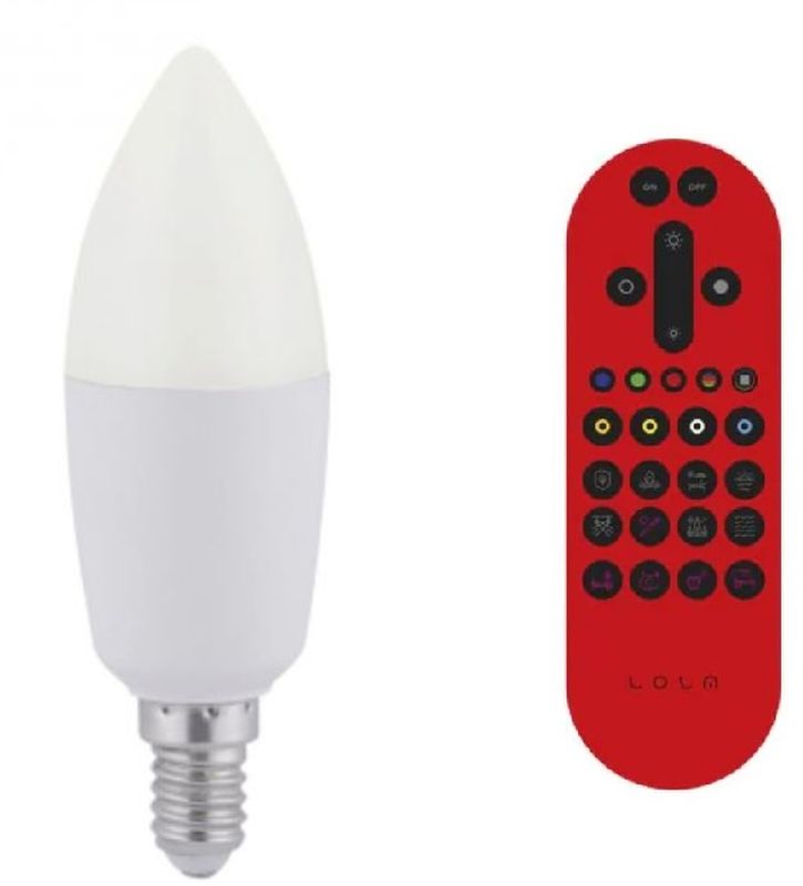 Just Light Lola Smart Bulb żarówka LED 1x6W 2700-5000 K E14 z pilotem 08203-1